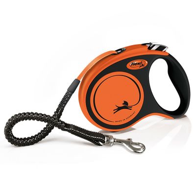 flexi Xtreme Gurt-Leine orange, 5 m
