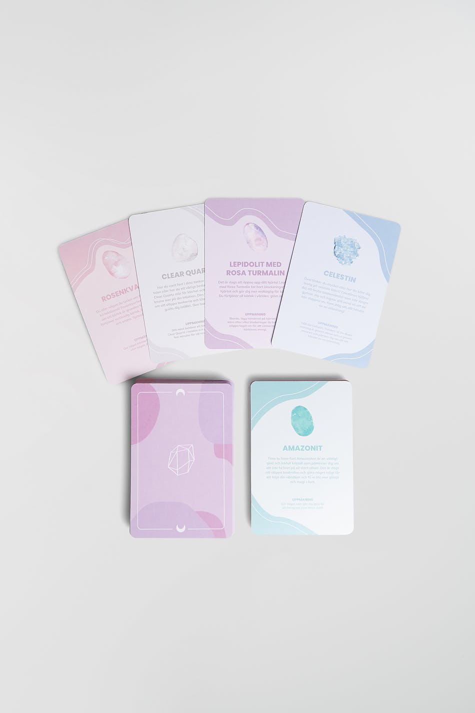 Crystal vibes card deck