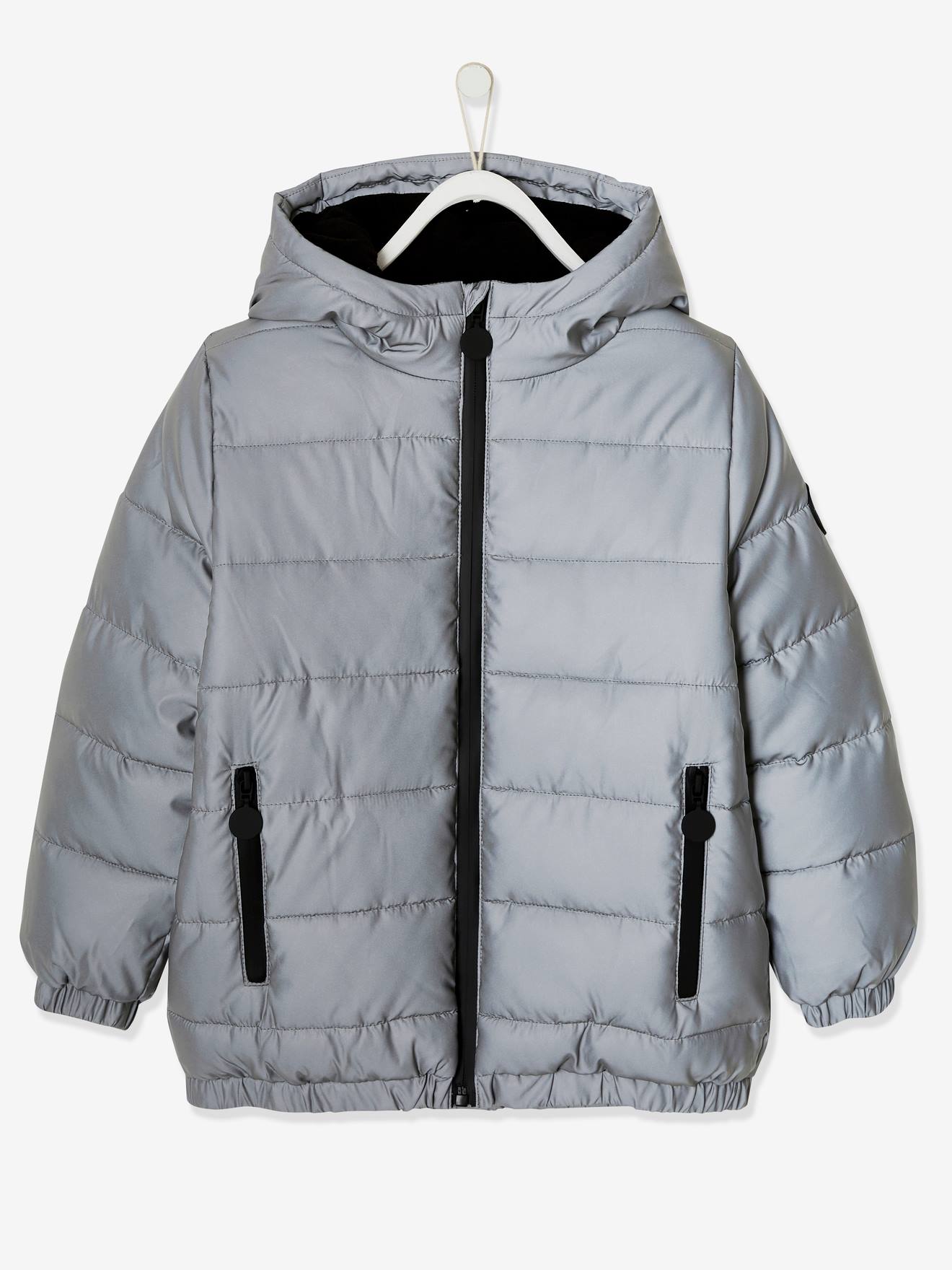 Vertbaudet Warme Jungen Steppjacke mit Recycling-Wattierung - grau