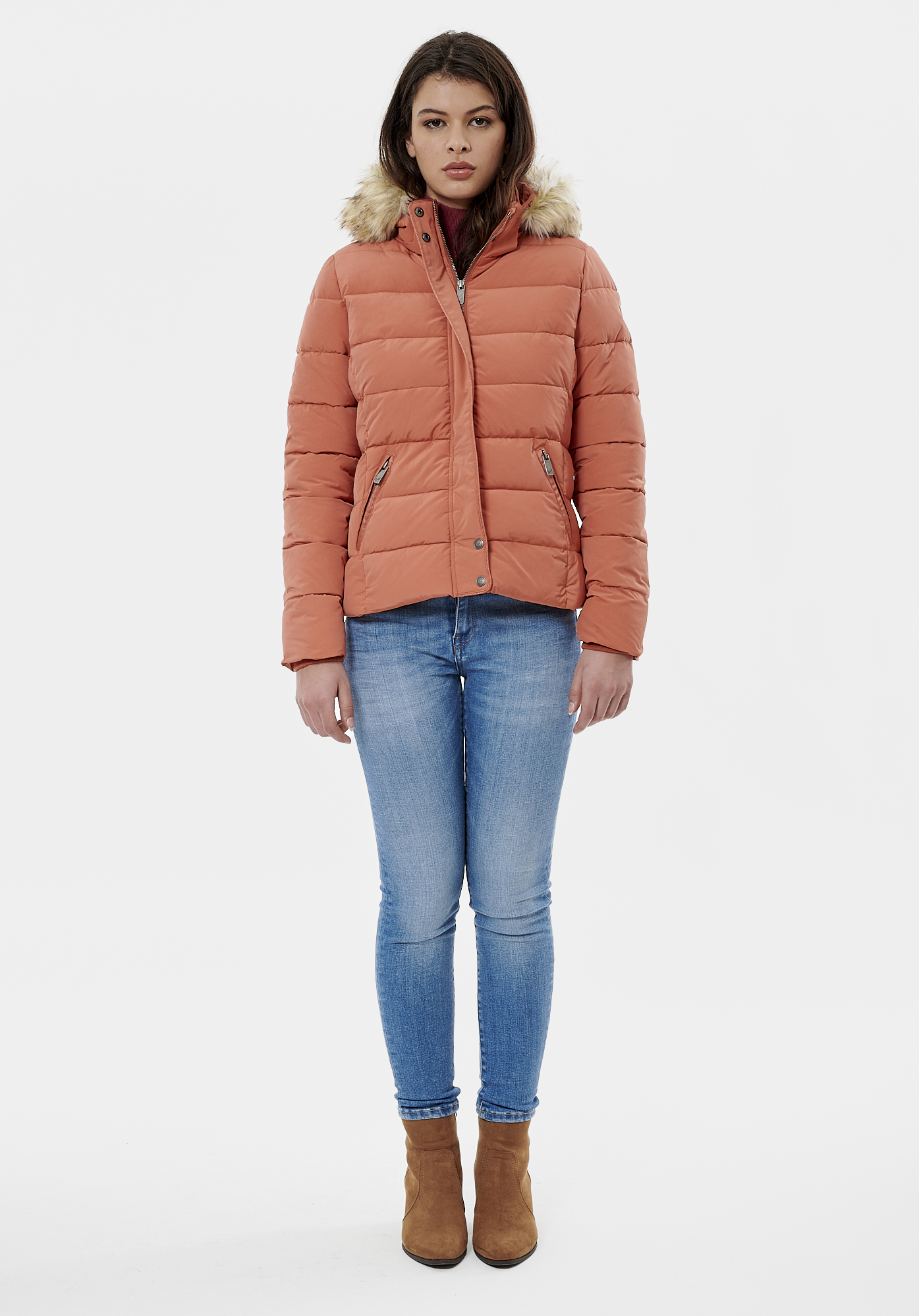 DIBBY  Doudoune orange femme