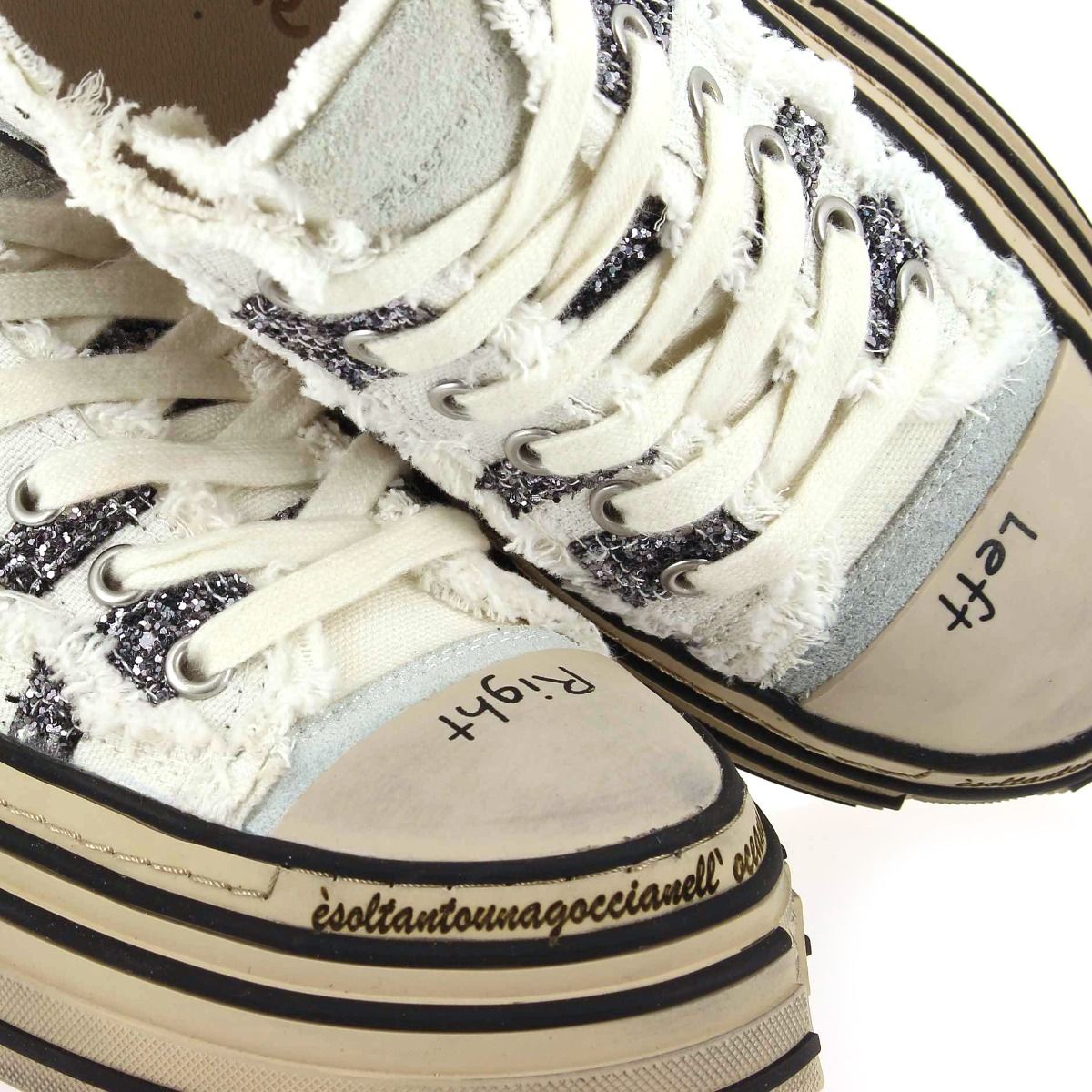 Rebecca White  V02L 6B - Blanc glitter