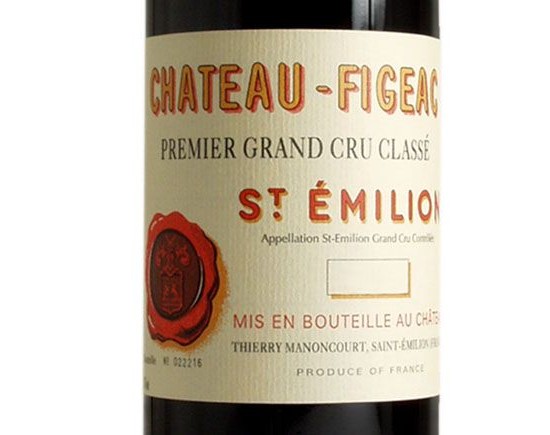 Château Figeac 2001 Bordeaux Saint-Emilion Grand Cru