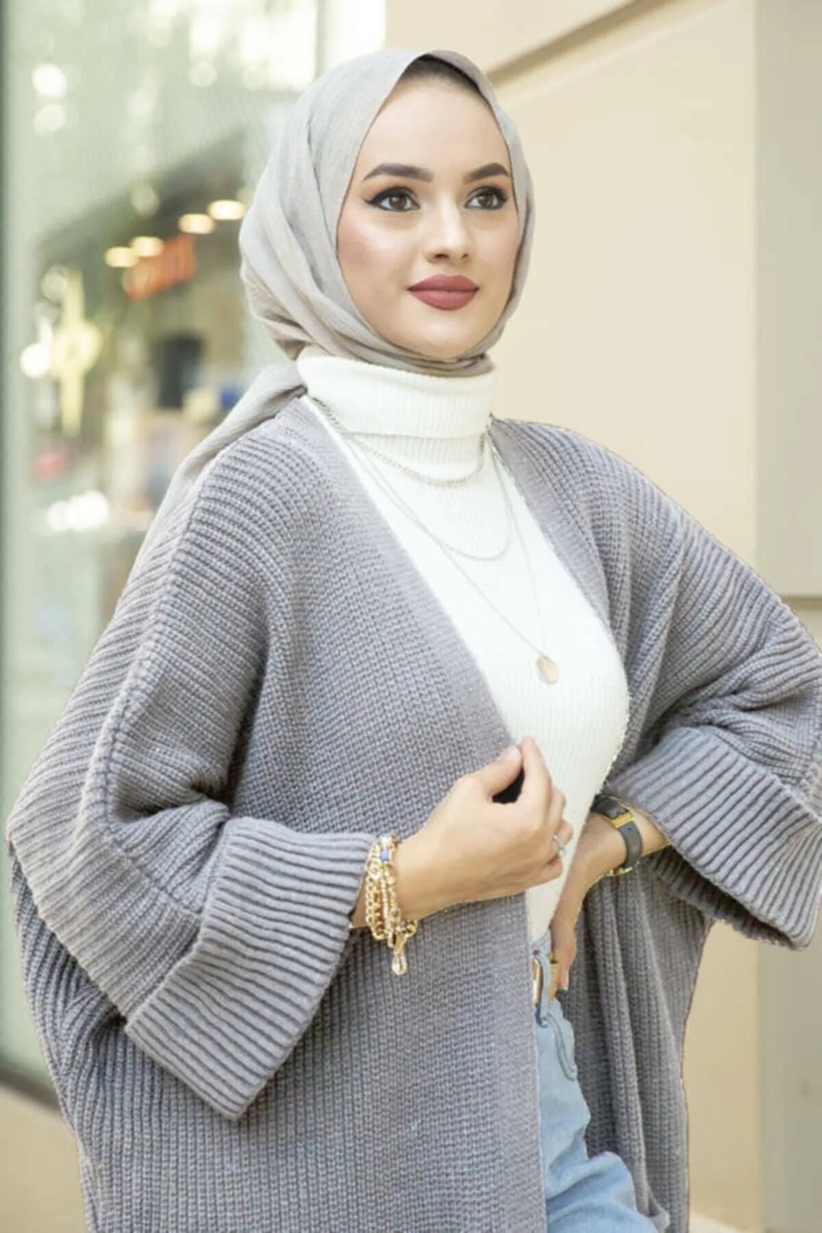IŞILDA FASHION  DAMEN STRICKWAREN CARDIGAN