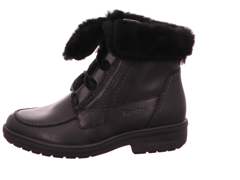 GANTER Schnür-Stiefeletten schwarz NV