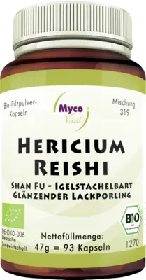 HERICIUM REISHI Pilzpulver-Kapseln Bio  93 St  Kapseln
