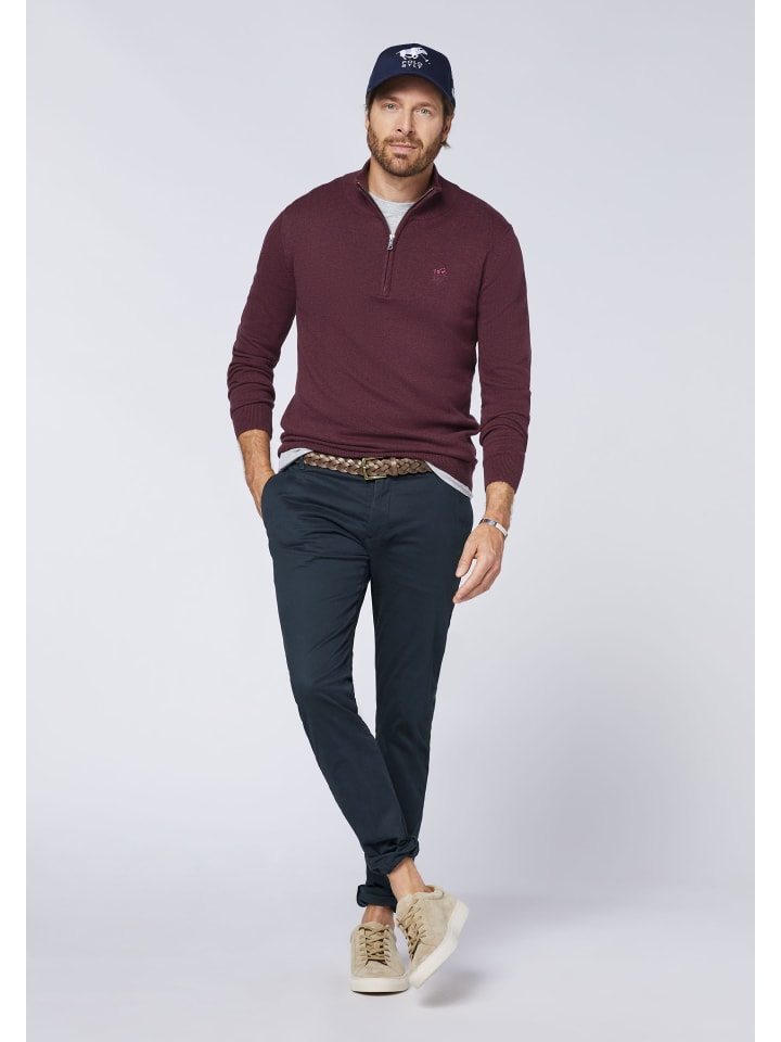 Polo Sylt Strickpullover in Lila günstig kaufen