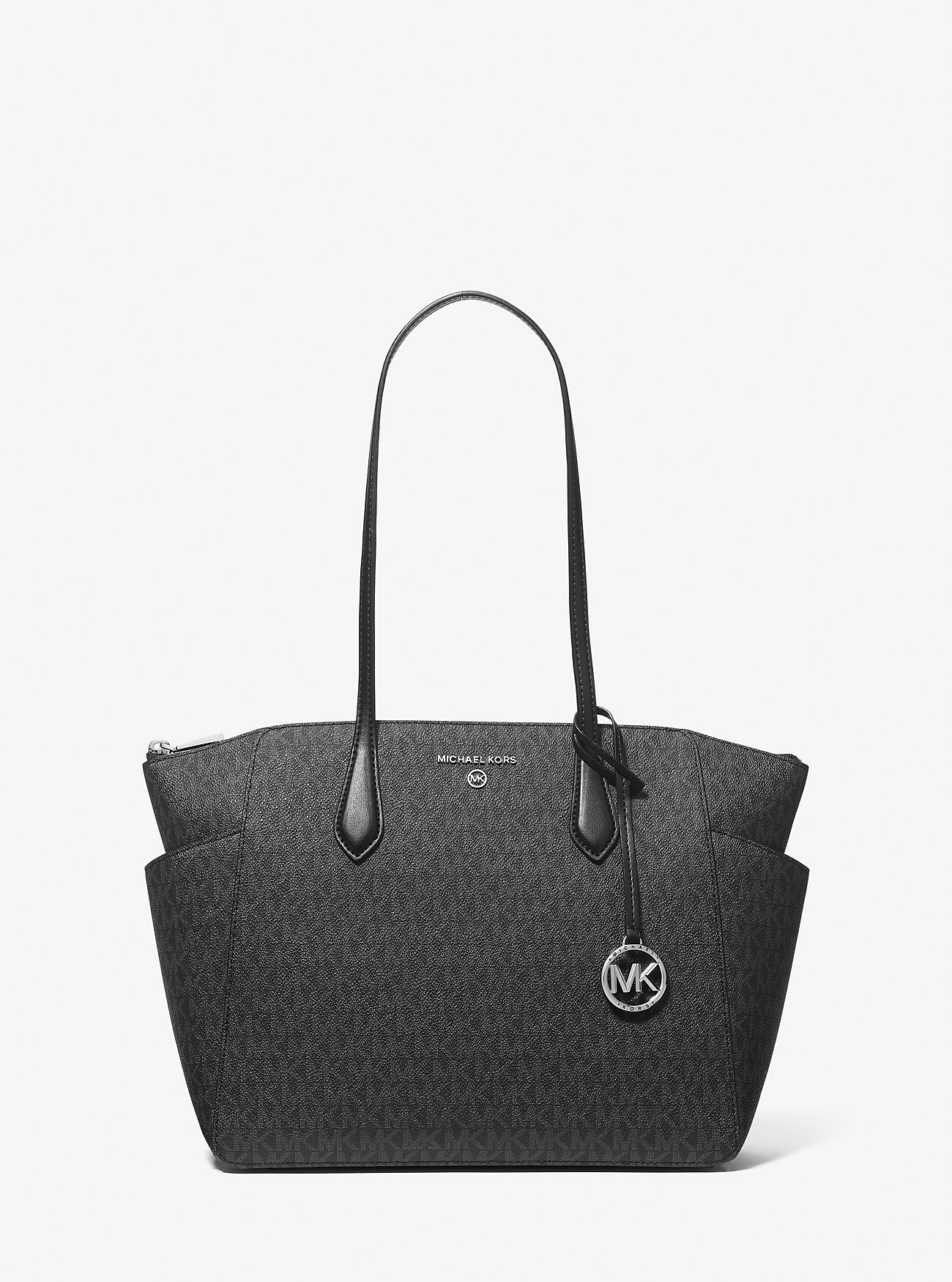 Marilyn Medium Logo Tote Bag - SVART