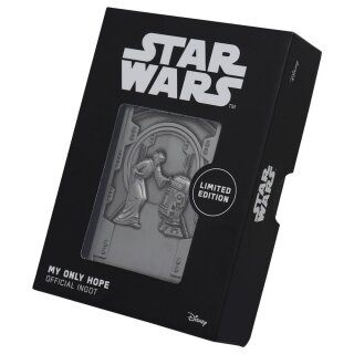 Star Wars Iconic Scene Collection Metallbarren My Only Hope Limited Edition
