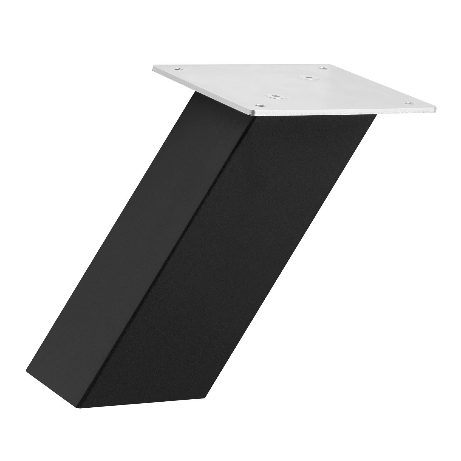 SO-TECH® Möbelbeschlag Barkonsole, Tragkraft bis 30 kg, Länge 80 mm, Breite 70 mm (1 St), Höhe 170 mm, schwarz, schräg