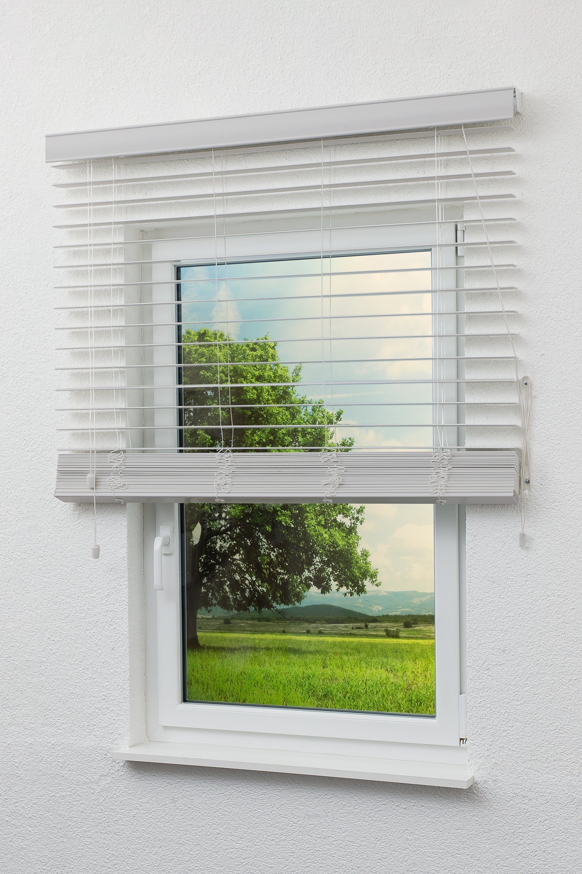 Jalousie Holzoptik 50mm, LYSEL®, HxB 130x60cm