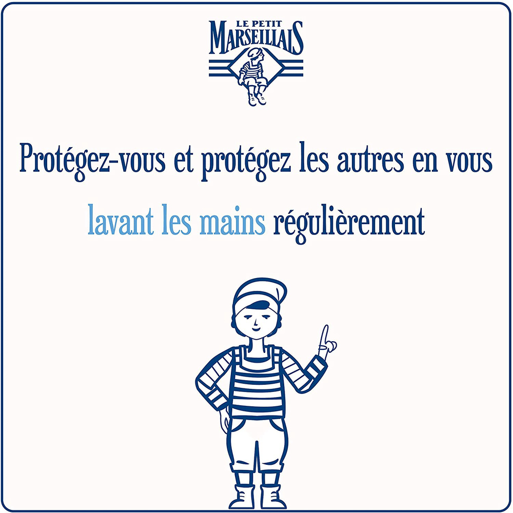 le petit marseillais Savon Crème Lait d’Amance Douce - Recharge Berlingot 250ml Savon