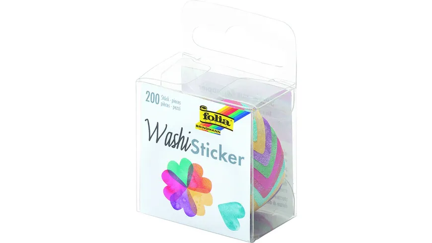 folia Washi-Sticker Herzen