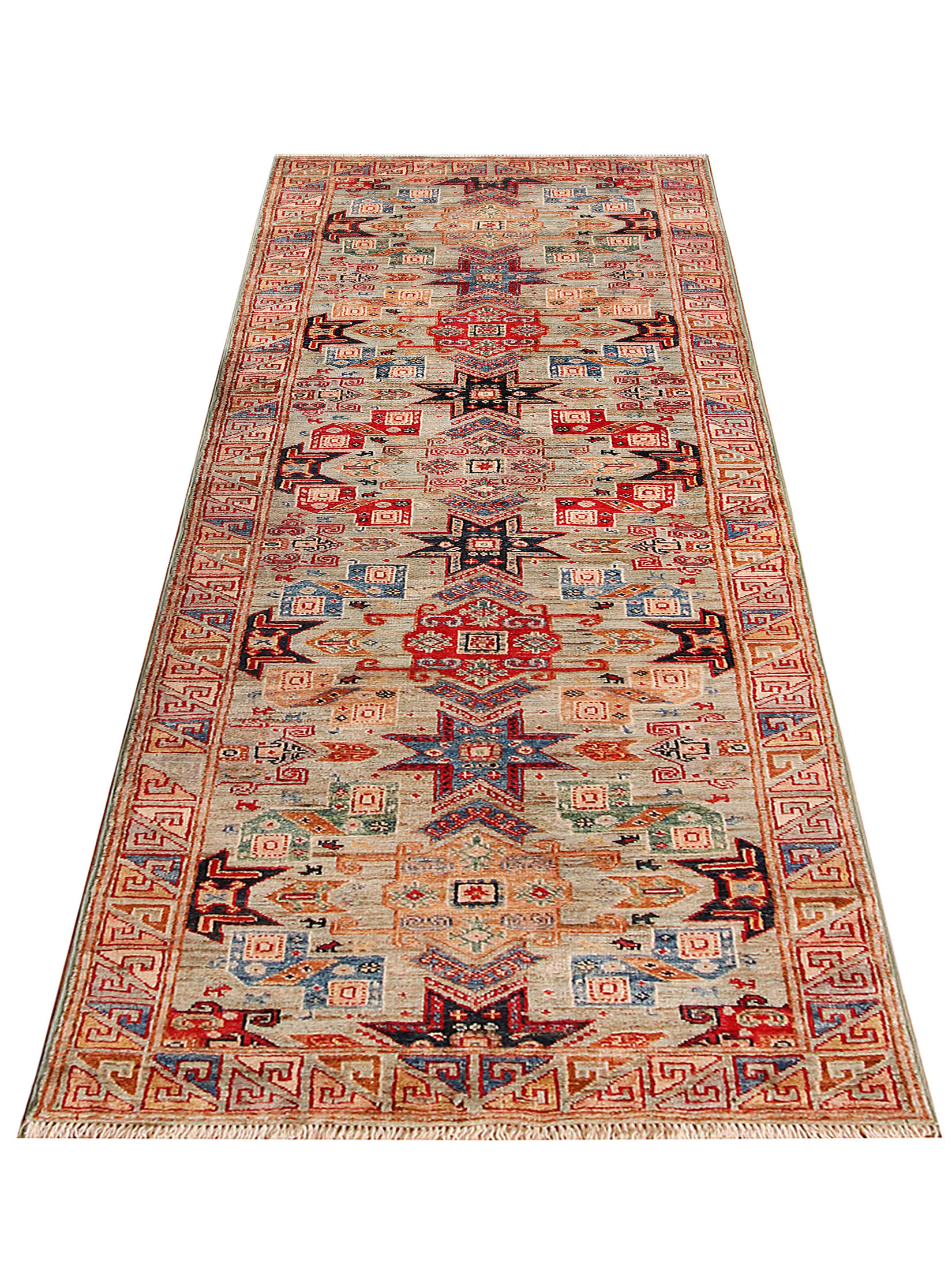 Kazak Ghazni ca. 80 x 250 cm, Unikat / Einzelstück