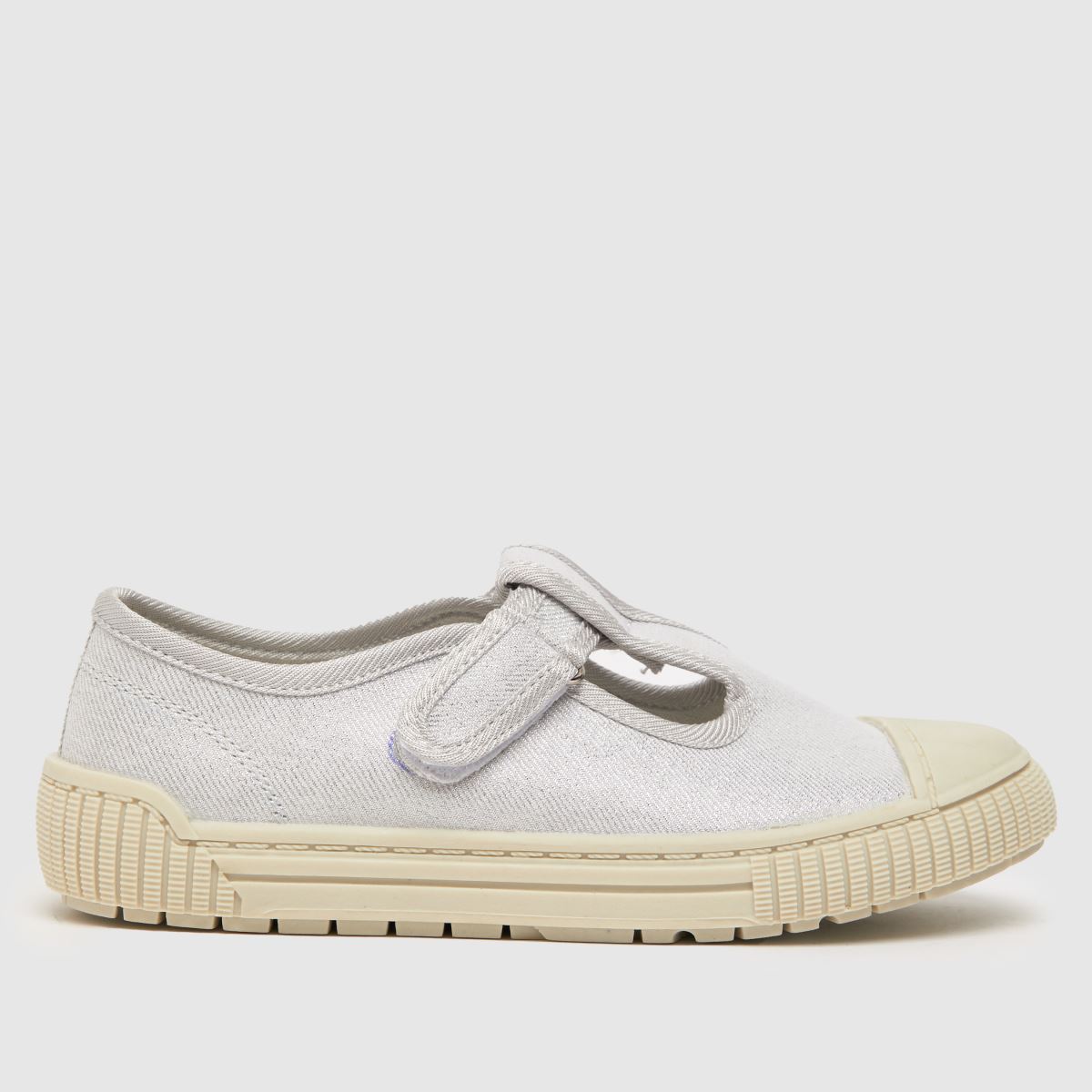 schuh silverfärgade totalglitteriga sneakers för flickor och juniorer