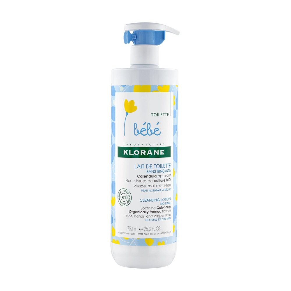 Klorane Bébé Lait de Toilette  750 ml Lait de toilette