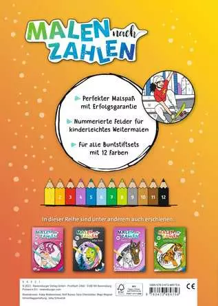 Malen nach Zahlen ab 7: Ferien