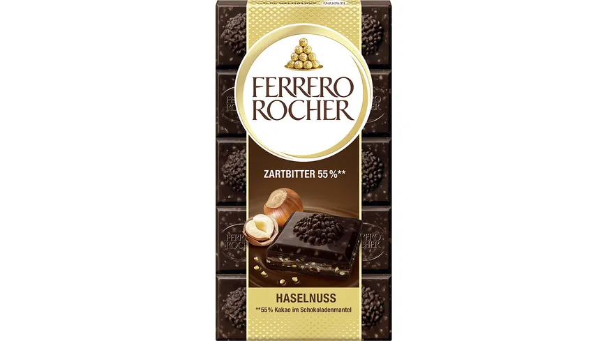 Ferrero Rocher Schokoladentafel Zartbitter 90 g