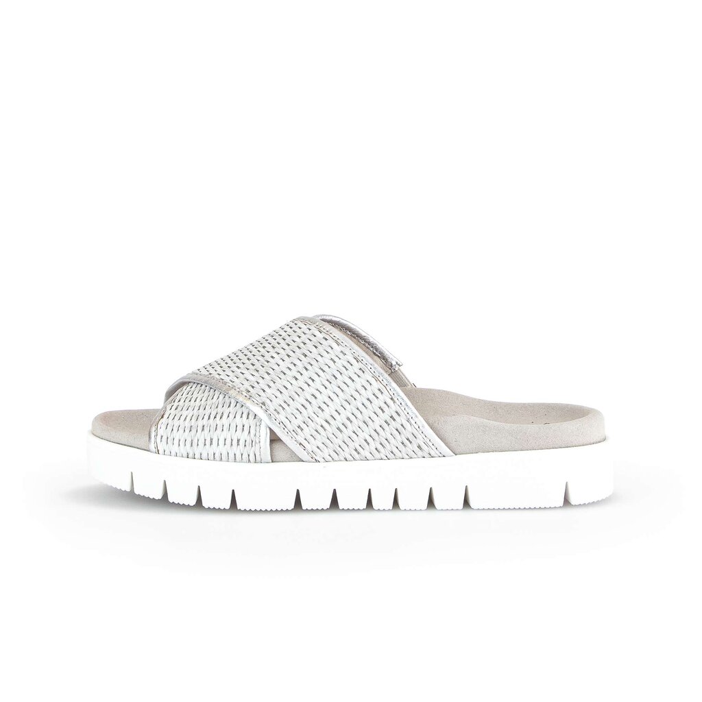 Gabor fashion Pantolette silber