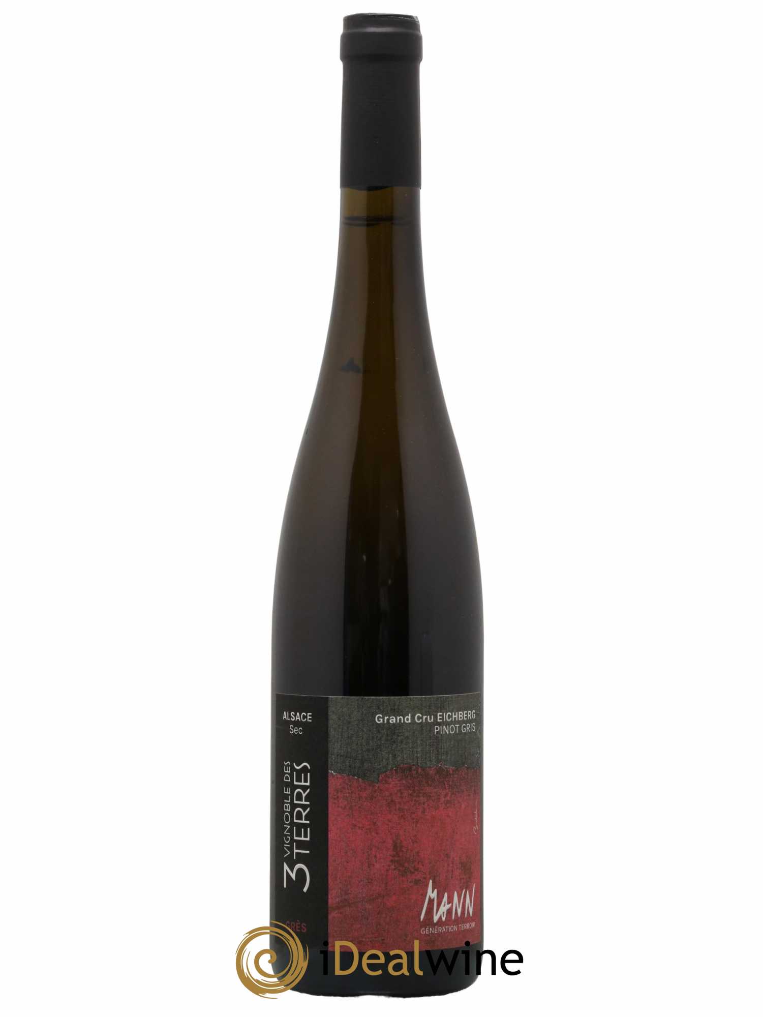 Alsace Grand cru Pinot Gris Eichberg Vignoble des 3 Terres Domaine Mann 2018 - Lot de 1 Bouteille