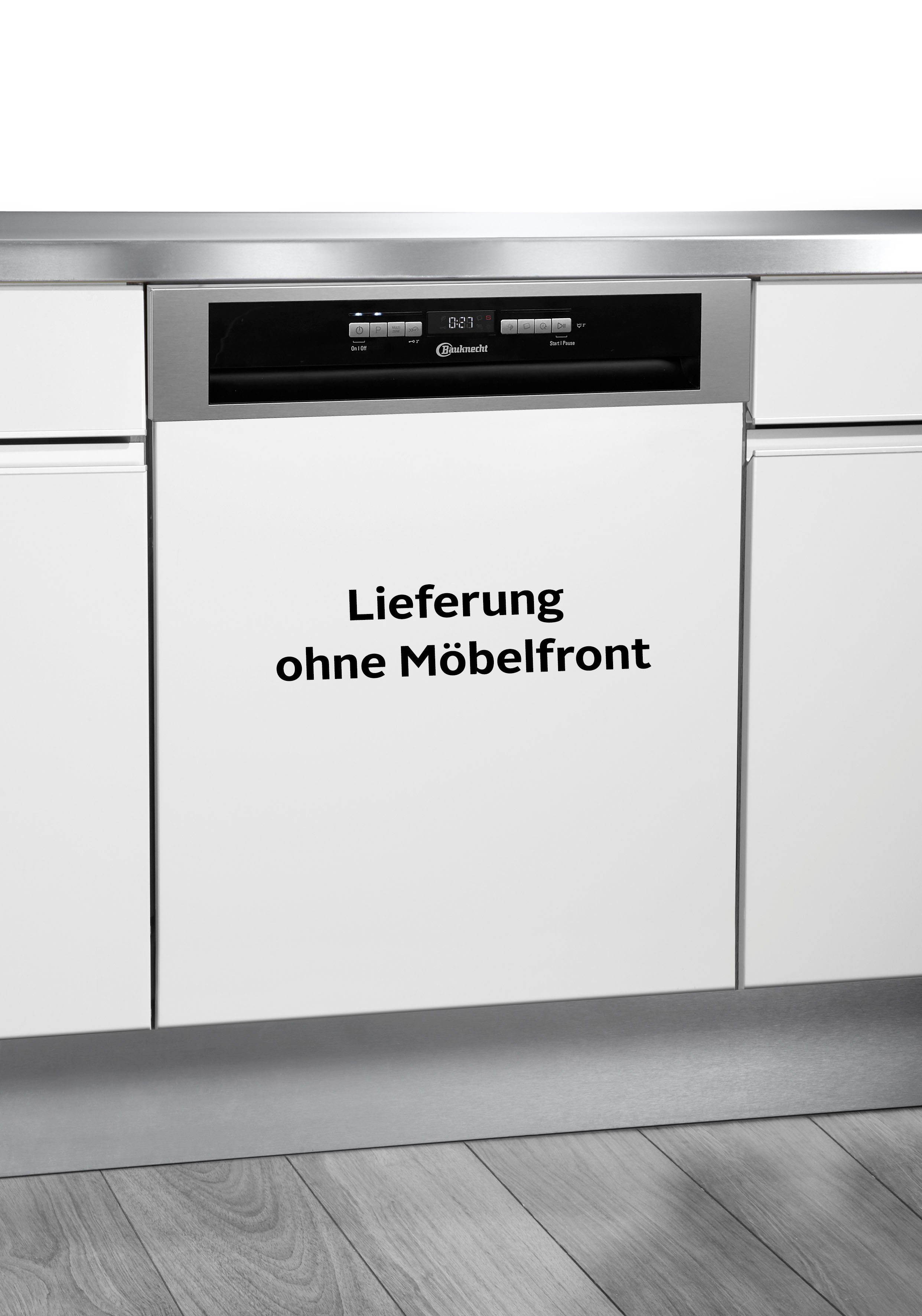BAUKNECHT teilintegrierbarer Geschirrspüler, OBBO POWERCLEAN 6330, 14 Maßgedecke