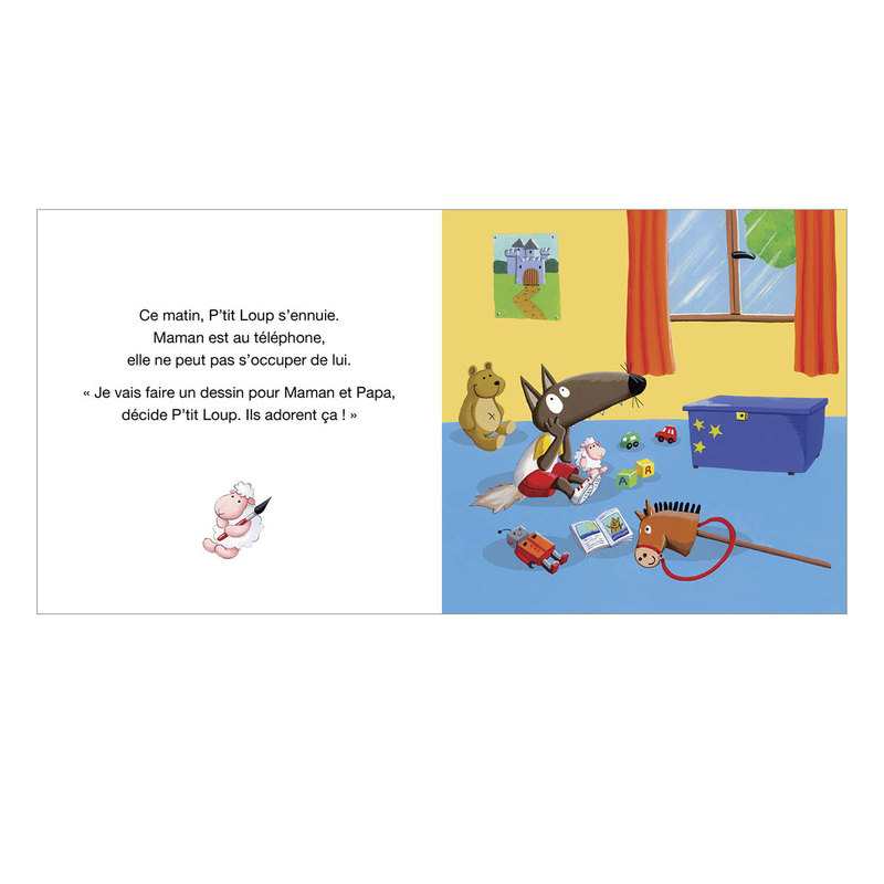 Livre P'tit loup fait des bêtises - Auzou