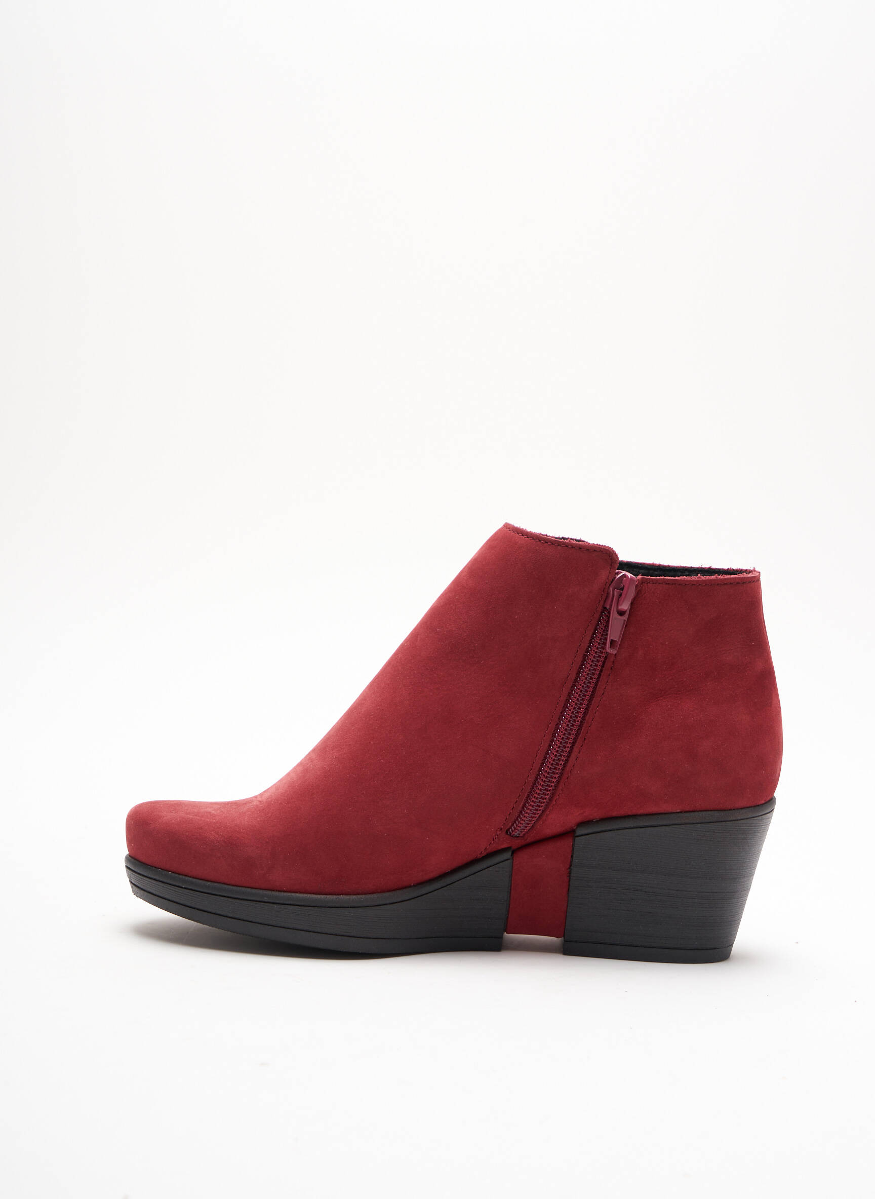 Hirica Bottines Femme couleur rouge
