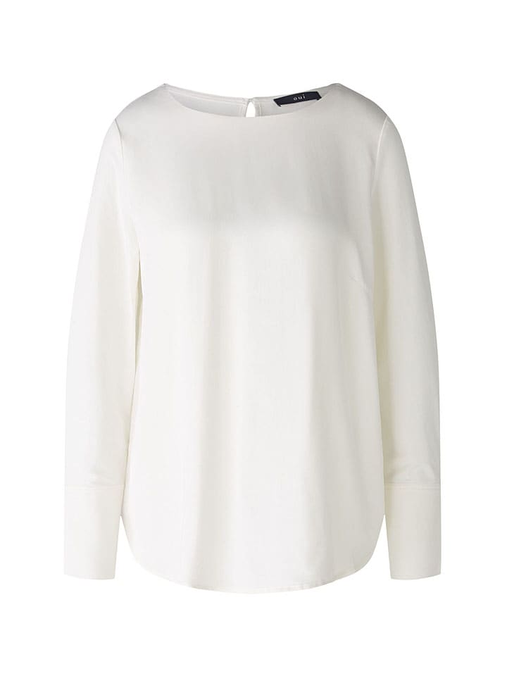 Oui Bluse in Weiß günstig kaufen