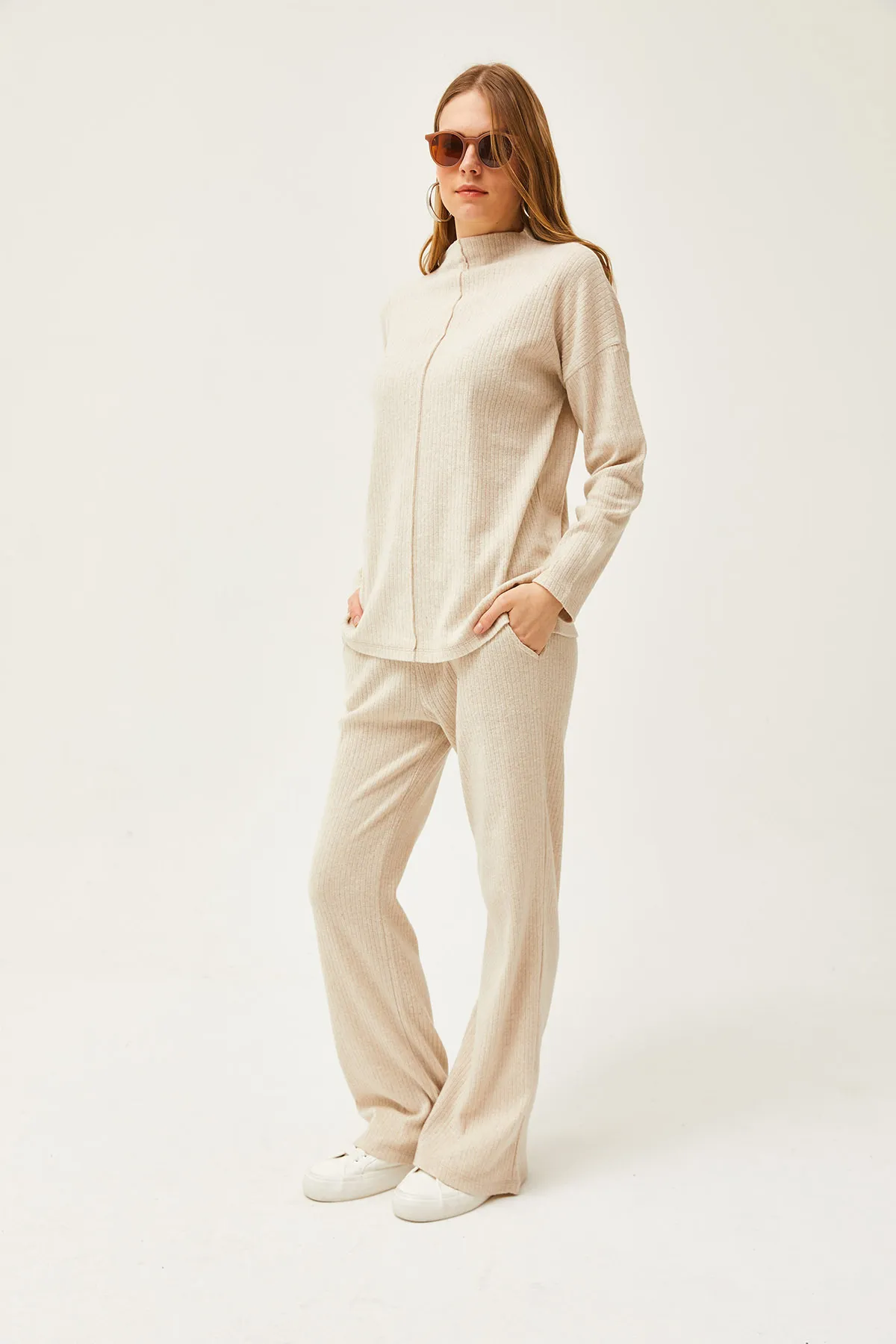 Olalook  Zweiteiler - Grau - Regular Fit