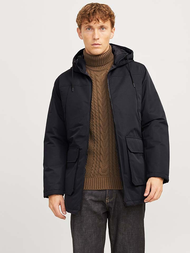 Jack & Jones Parka in Schwarz günstig kaufen