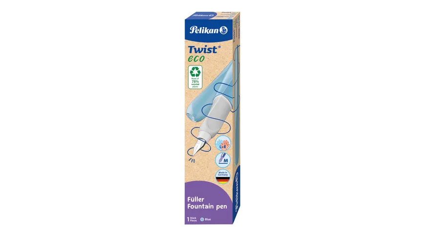 Pelikan Füllhalter Twist Eco blau