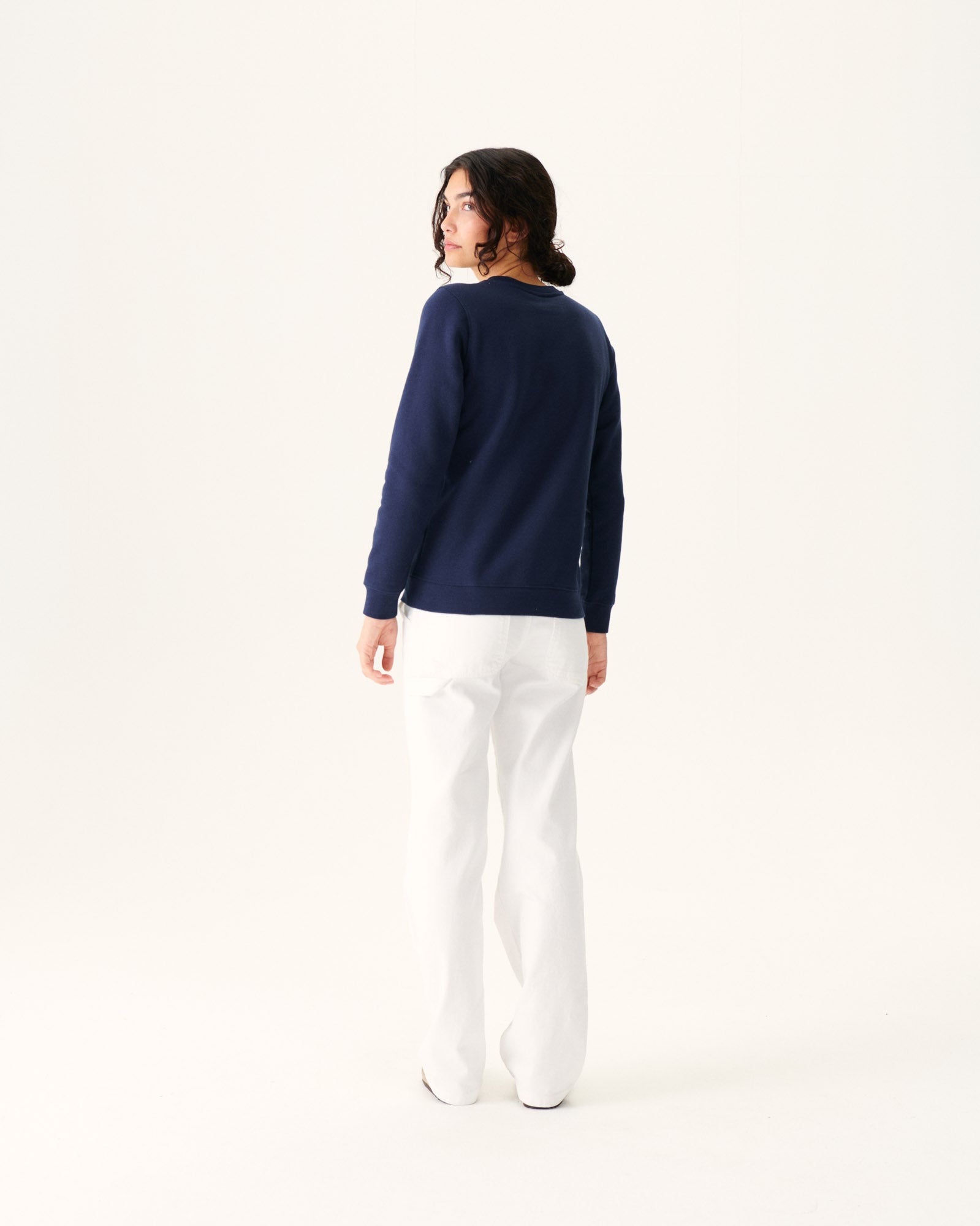 Sweat en coton biologique Marine Elvas