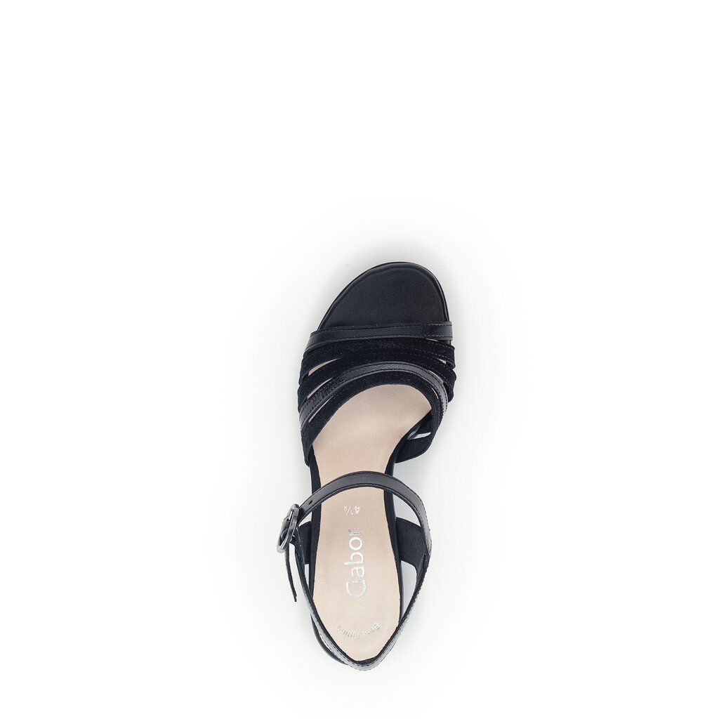 Gabor fashion Riemchensandale schwarz