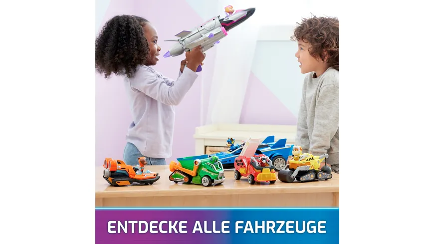 Paw Patrol: Der Mighty Kinofilm, ferngesteuertes Polizeiauto mit Chase im Fahrersitz