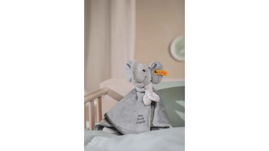 Steiff - Soft Cuddly Friends My first Steiff Ellie Elefant Schmusetuch