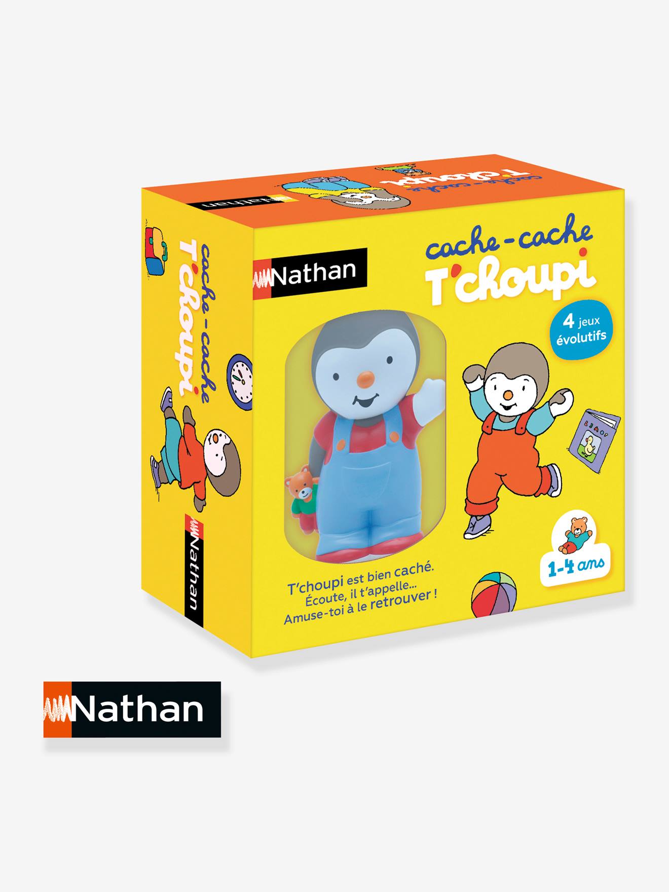 Cache-cache T'choupi NATHAN jaune