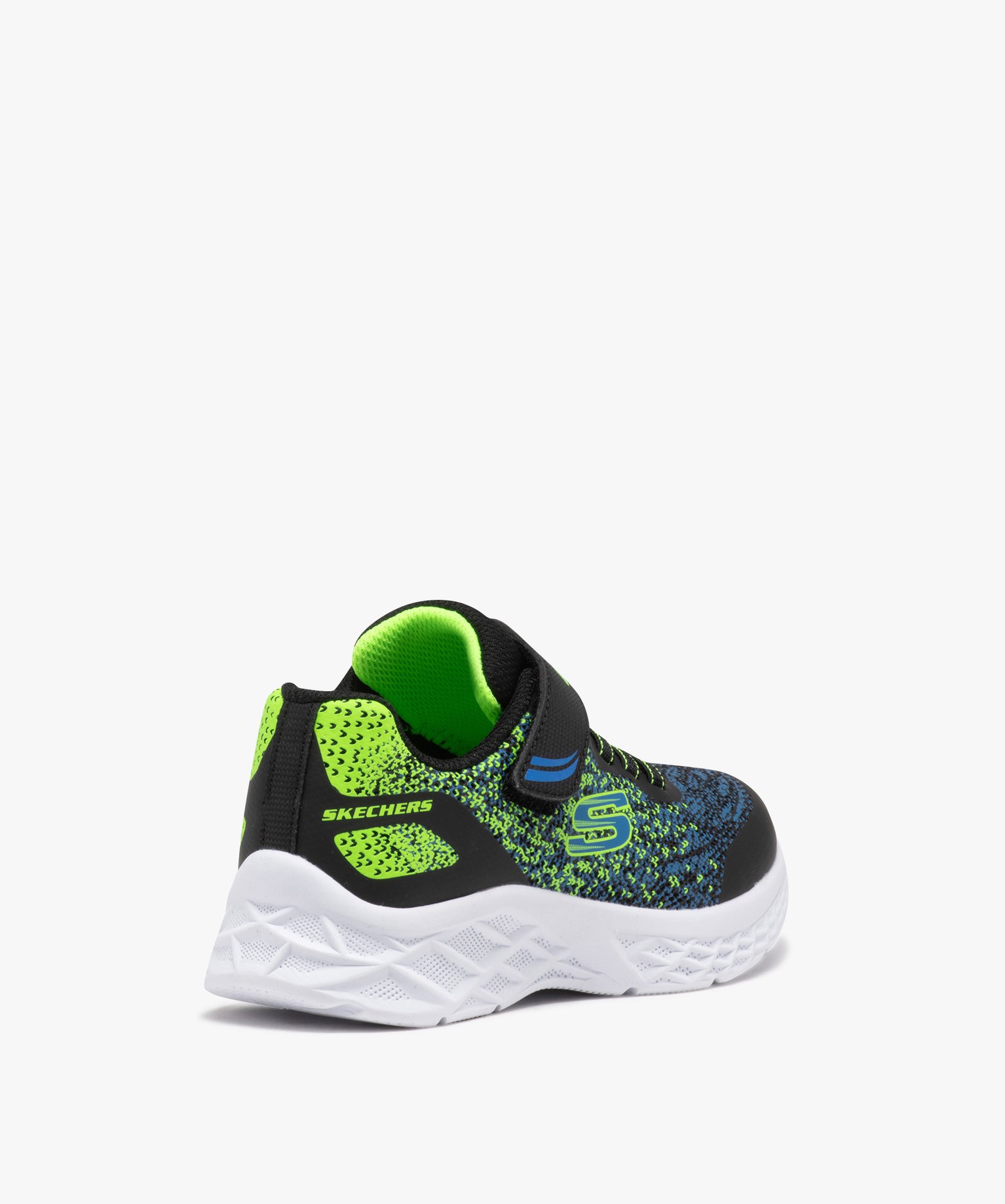 Baskets Garçons running à reliefs colorés - Skechers marine | GEMO