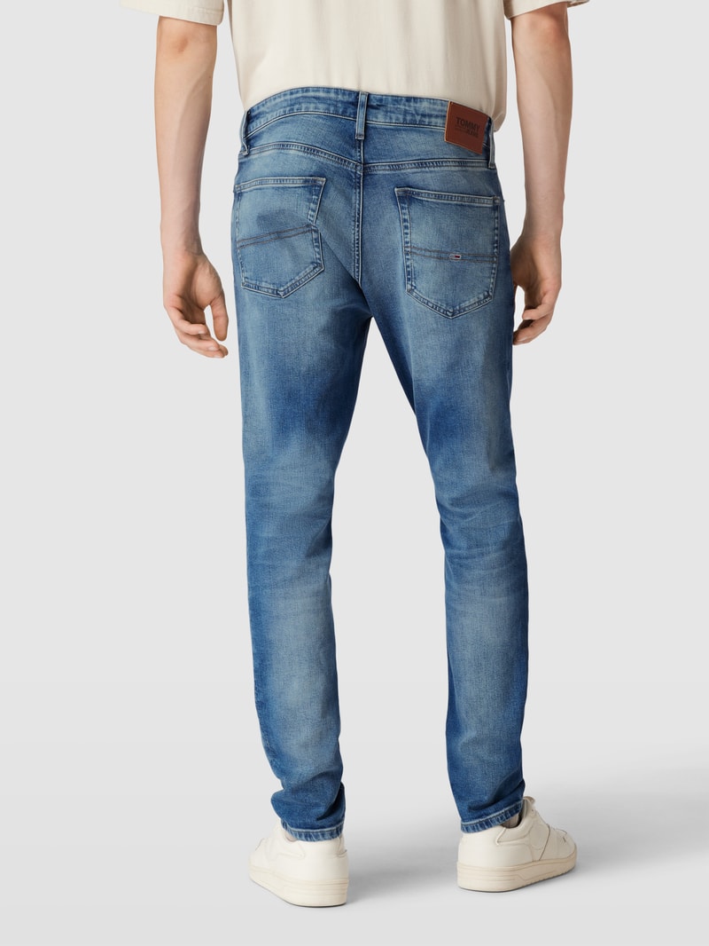 Slim Fit Jeans mit Stretch-Anteil Modell 'Austin' in hellblau