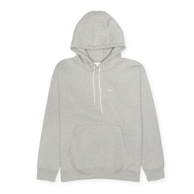 NIKE NRG Solo Swoosh Fleece Hoodie dk grey heather/white