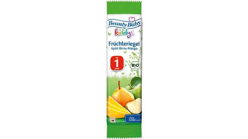 Beauty Baby Kiddys Bio Früchteriegel Apfel-Birne-Mango 25 g