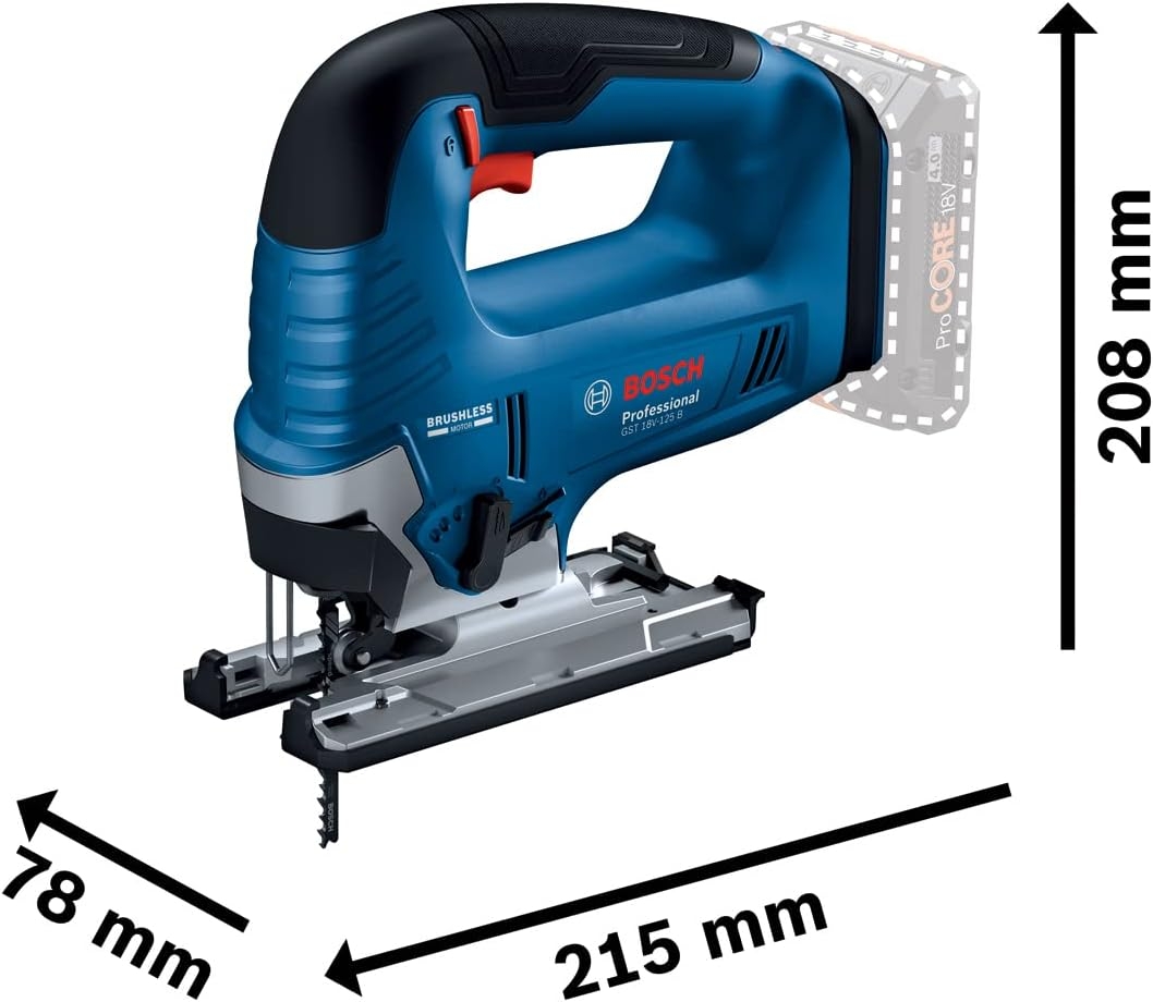 Bosch Blue 06015B3001 GST 18V-125 B Profesionalna ubodna pila 18V bez baterija i punjača
