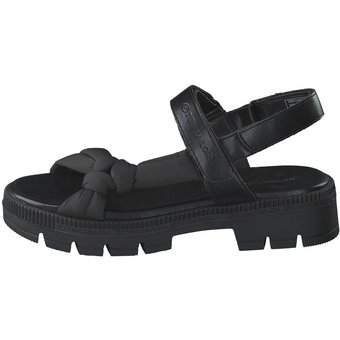 Tom Tailor Sandale in schwarz