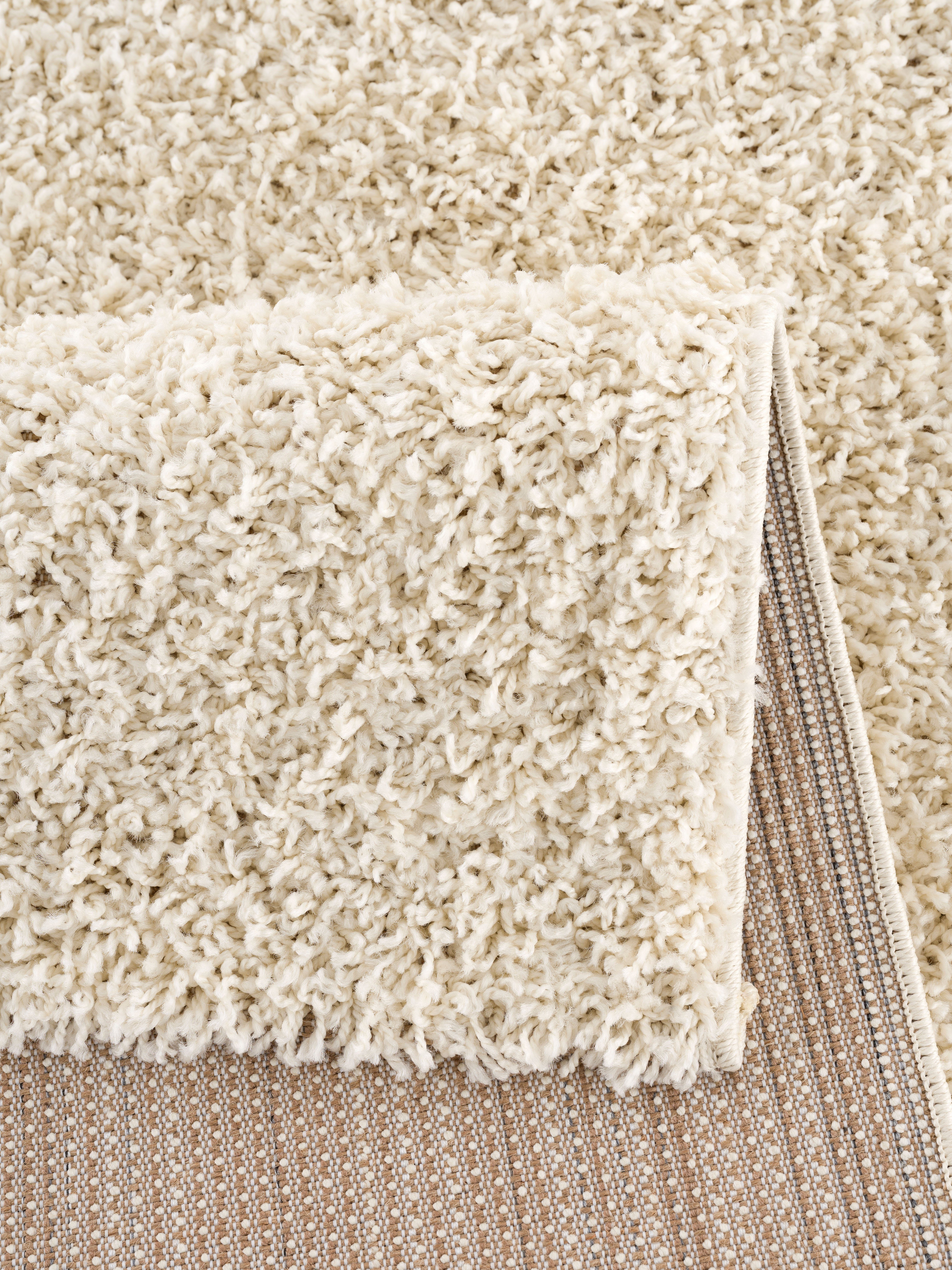 Hochflor-Läufer Saron, andas, rechteckig, Höhe: 35 mm, Teppich Hochflor, besonders weich, gewebt, weicher Flor