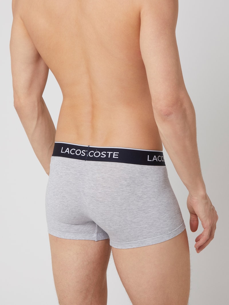Trunks mit Label-Details im 3er-Pack in hellgrau