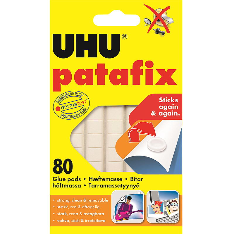 UHU Heftmasse 80 pads Patafix UHU