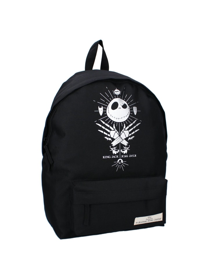 COFI 1453 The Nightmare Before Christmas Rucksack Scream King Kollektion Tasche in Schwarz günstig kaufen 43 cm