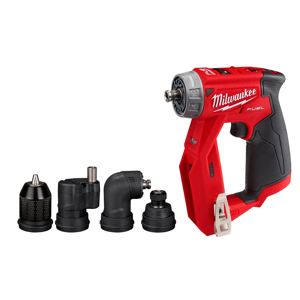 Conjunto de furadeira/parafusadeira para encanamento Milwaukee 12V 2 x 2,0 Ah 9,5 mm M12FDDXKIT202B