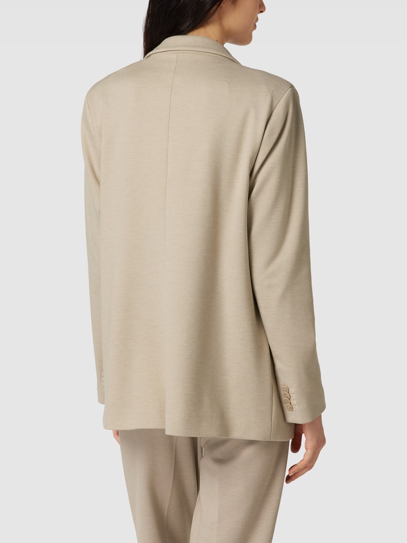Blazer mit Leistentaschen in beige