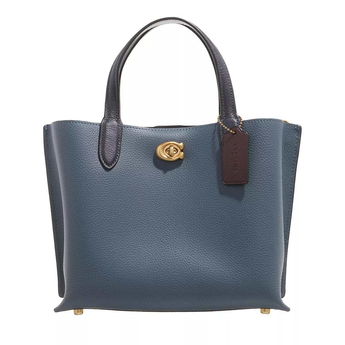 COACH Handtaschen blau Tote