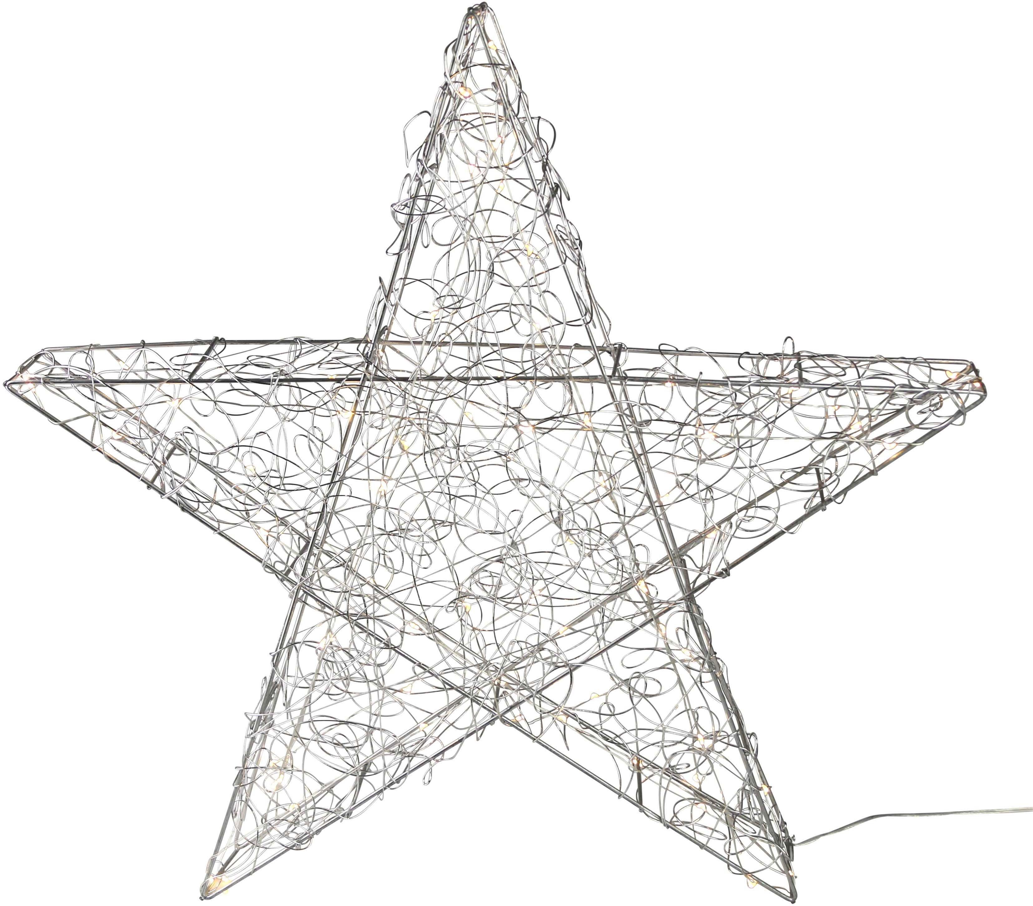AM Design LED Stern, LED fest integriert, Warmweiß, Weihnachtsstern, Weihnachtsdeko aussen