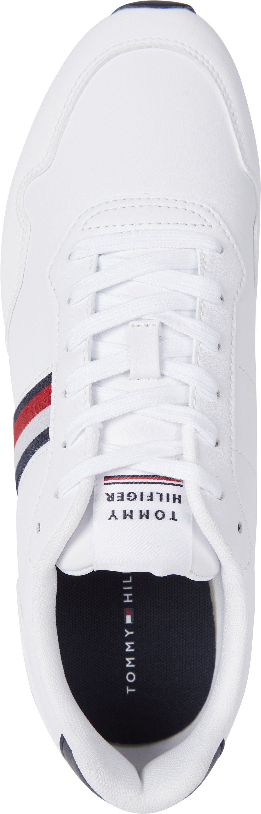 Tommy Hilfiger CORE LO RUNNER PU LTH Sneaker mit seitlichen Streifen